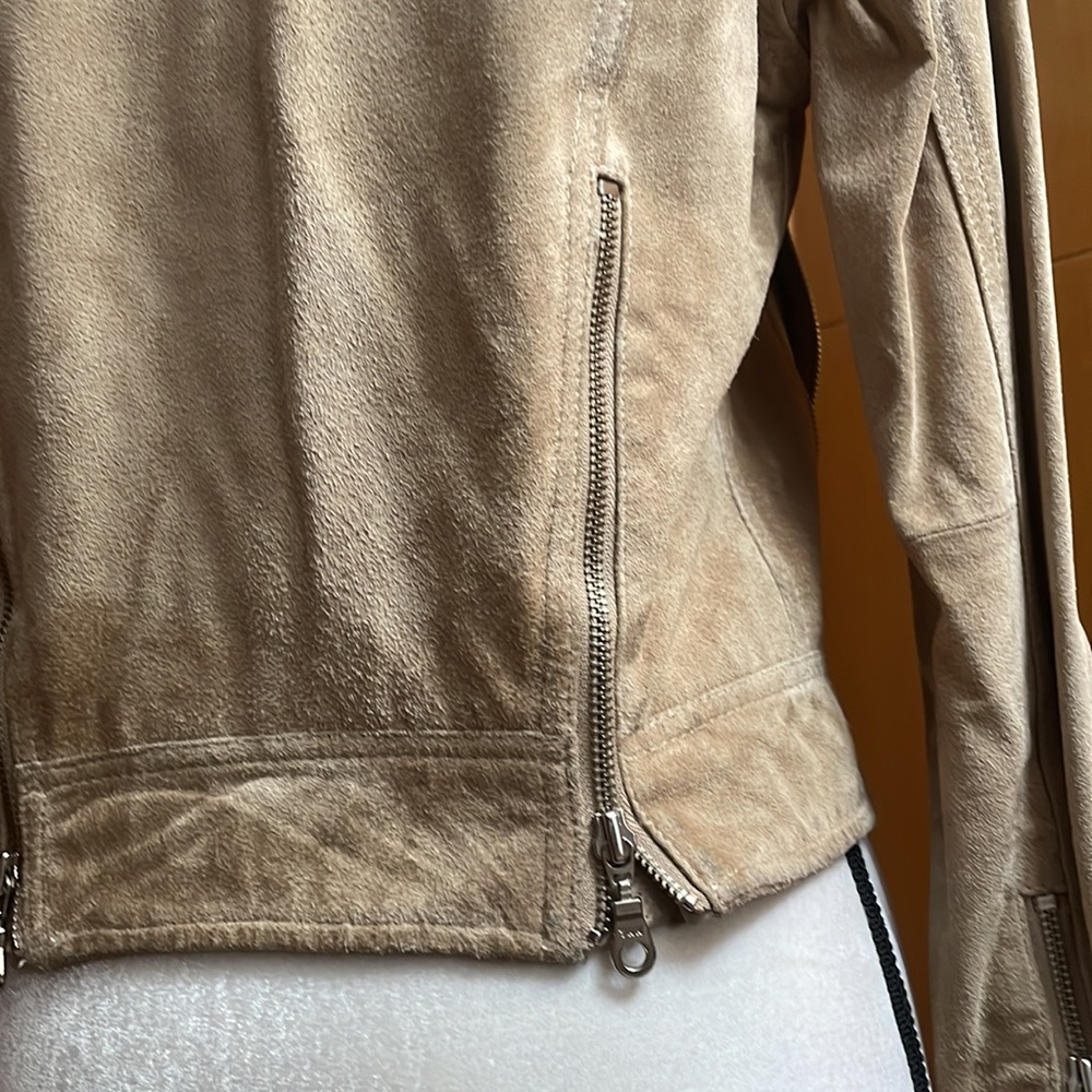 Cropped Suede Jacket - image 5